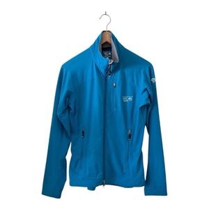 Mountain Hardwear Jacket Women's Size Small Onata Blue/Green Nylon